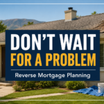 Home with roof repairs representing property-condition issues that can affect a reverse mortgage appraisal